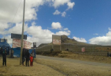 Mineros y comuneros de Quiruvilca bloquearon la carretera esta madrugada. (Foto Facebook fuente privada)