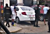Vehículo fue empujado por los agentes hasta la dependencia policial. Foto: Seguridad Ciudadana de Trujillo