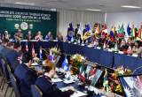 Reunión de jefes y delegados policiales de América Latina que se realiza en Trujillo. (Foto cortesía Andina)