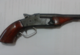 Arma incautada al detenido. Foto: PNP