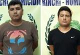 Estos dos sujetos fueron señalados como asaltantes a una tienda de zapatos, ambos caminaban libremente por las calles de Trujillo.(Foto Trujilloenlinea.pe)