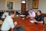 Oficiales de la Embajada de Colombia se reunieron con funcionarios de Seguridad Ciudadana de Trujillo. (Foto cortesía)