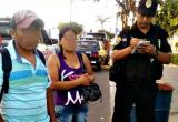 Victimas de robo por parte de a mujer conocida como "La Gorda". (Foto cortesía Serenazgo MPT)
