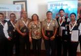 Agentes fueron condecorados por municipio de El Porvenir. Foto: Trujillo en Línea