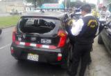 Policía disparó contra unidad para detener a delincuentes. Foto: Trujillo en Línea