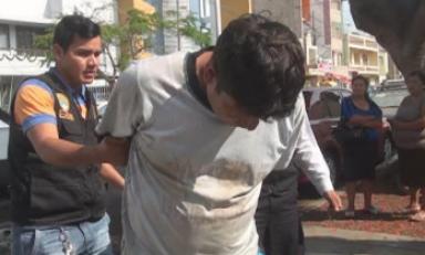 Sujeto trató de huir, pero no lo consiguió. Foto: referencial