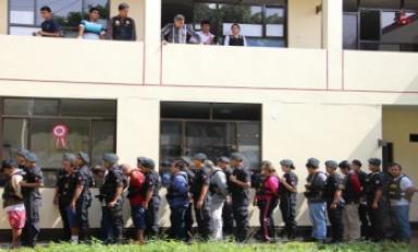 Integrantes de la banda criminal "Los Plataneros". (Foto cortesía El Comercio)