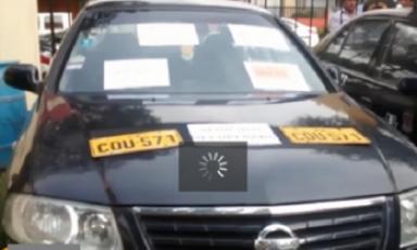 Este es el auto que fue robado en Machala(Ecuador) en el año 2010. (Captura vídeo)