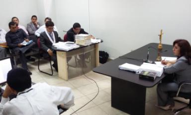Audiencia una hora y media. Foto: Poder Judicial