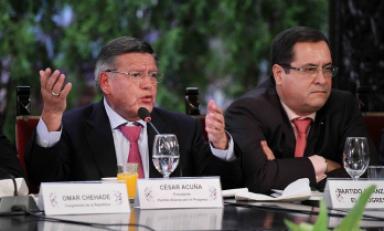 César Acuña se reunirá este jueves 16 con el premier Pedro Cateriano. (Foto Archivo)