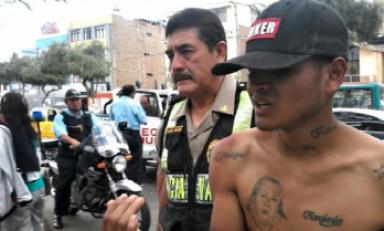 Luis Ángel Pastor, el sujeto que estuvo a punto de ser linchado por robar un celular. (Foto Serenazgo MPT)