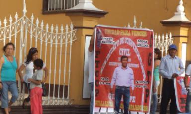Deudos, miembros del sindicato y personas allegadas a la víctima, claman justicia a las autoridades. (Foto: Facebook)