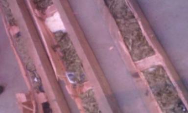 Así trató de ingresar droga el detenido. Foto: PNP