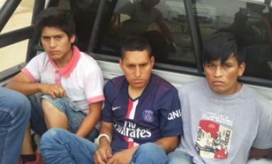 Se trasladaban en una mototaxi con cartuchos de dinamita en la mochila. Foto: Trujillo en Línea