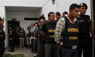 Estos son algunos de los integrantes de la peligrosa banda de delincuentes del "Cojo Mame". (Foto Internet-medios)