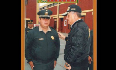 César Díaz Cabrera (25), "Kike", integrante de a banda del "Cojo Mame" fue distinguido el año pasado. (Foto cortesía PNP)