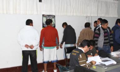 Detenidos aterrorizaban a empresarios y transportistas. Foto: Ministerio Público