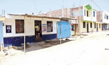 En esta bodega se encontraba "Negrasho" y fue asesinado por sicarios. (Foto la República)