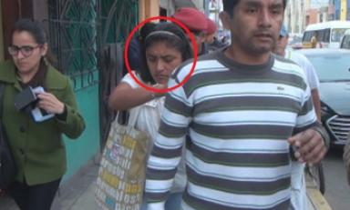 Mujer fue detenida en la avenida Los Incas. Foto: Trujillo en Línea