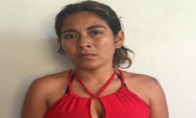 Negra Evelyn, fue capturada en la urbanización El Recreo. Foto: PNP