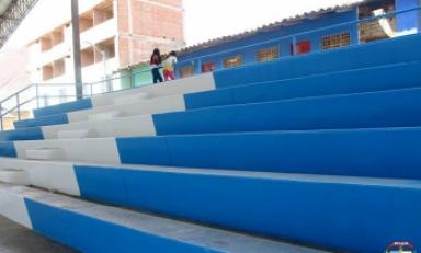 Renovado complejo deportivo Santa Rosa de Otuzco. (Foto cortesía MPO)