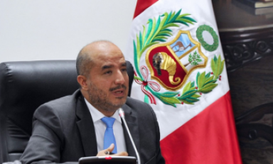Ministro del Interior, José Luis Pérez Guadalupe. (Foto Andina)