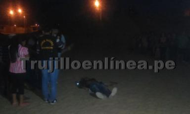Asesinato ocurrió al promediar las 5:00 p.m. de ayer. Foto: Trujillo en Línea