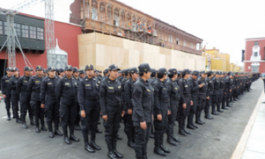 hoy se incorporan a La Libertad 600 nuevos agentes policiales. (Foto Internet- referencial)