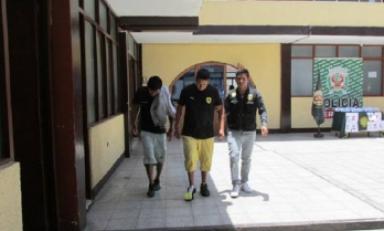 Cuatro sicarios trujillanos fueron capturados por la Policía en Chimbote. (Foto Chimbotenlinea.com)
