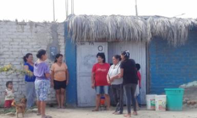 Aparentemente, este lunes repararían cisterna que les provee de agua. Foto: Trujillo en Línea