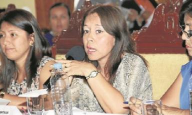 La regidora Milagros Mantilla fue vacada hoy por decisión del Concejo de Trujillo. (Foto Correo)